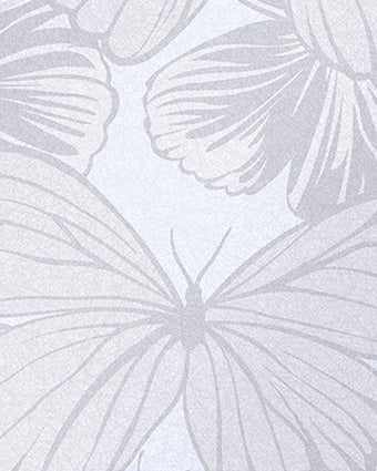 Butterfly Garden Sugared Grey Wallpaper - Close up view of wallpaper
