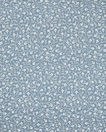Campion Pale Newport Blue Fabric view of pattern