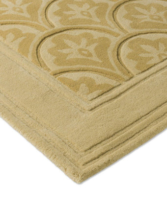 Catarina Gold Rug view of corner of rug