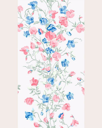Charlotte Coral Pink Wallpaper Sample - Laura Ashley