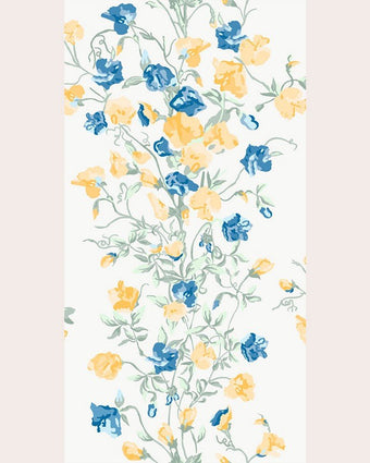 Charlotte Pale Gold Wallpaper Sample - Laura Ashley