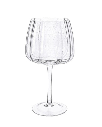 Clear Set of 4 Balloon Glass Set view of glass