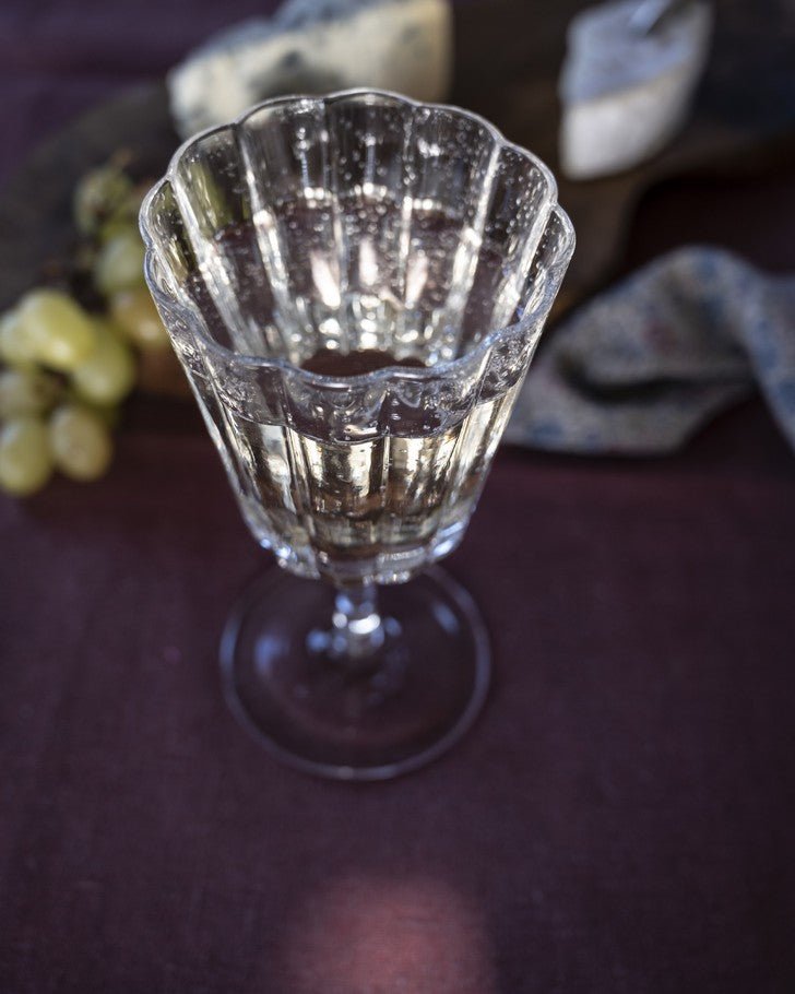 no brand Vintage wine Glasses set of 4 clear