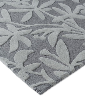Cleavers-Dark Steel Rug close up view of rug