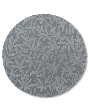 Cleavers-Dark Steel Rug view of round rug