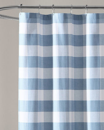 Cynthia Blue Shower Curtain - Laura Ashley