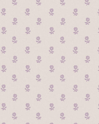 Daisy Lavender Purple Wallpaper - Close up view of wallpaper