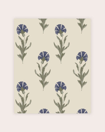 Dandelion Dusky Seaspray Blue Wallpaper view of wallpaper