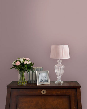 Dark Blush Paint - View of paint on a wall