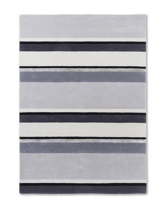 Eaton Charcoal Rug full view of rug