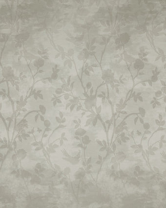 Eglantine Silhouette Woven White Sandy Fabric Sample - Laura Ashley