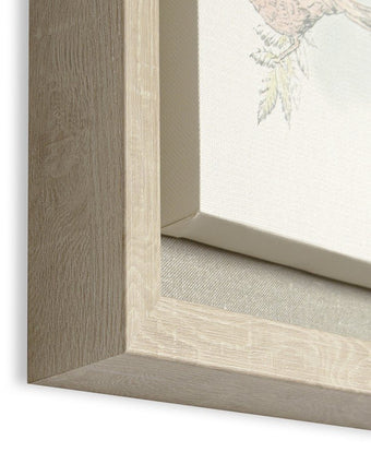 Elderwood Framed Floating Canvas Wall Art Set of 2 Close-up of frame