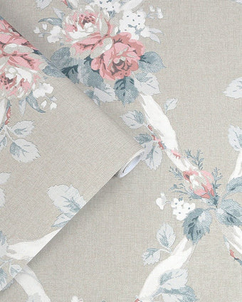 Elwyn Dove Grey Wallpaper - View of roll of wallpaper