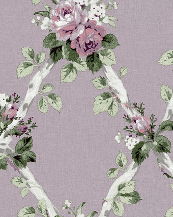 Elwyn Grape Wallpaper Sample - Laura Ashley