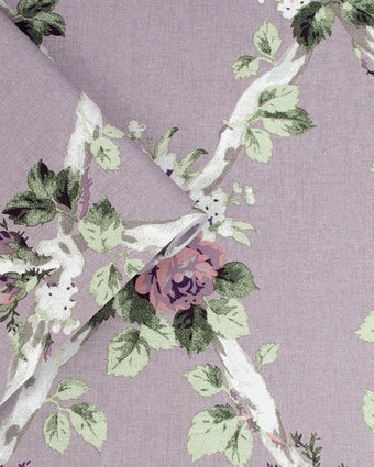 Elwyn Grape Wallpaper Sample - Laura Ashley
