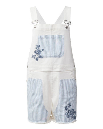 Embroidered Shortall - View of front of Shortall
