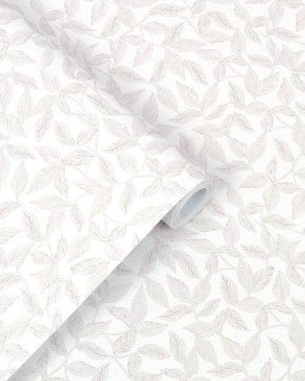 Erwood Pale Dove Grey Wallpaper Sample - View of roll of wallpaper