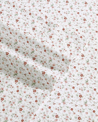 Evie Pink Floral Cotton Sateen Sheet Set - Laura Ashley