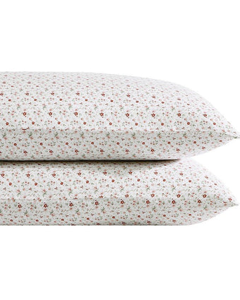 Evie Pink Standard Pillowcase Pair - Laura Ashley