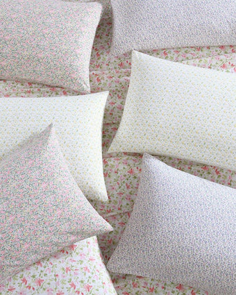 Evie Yellow Cotton Percale Sheet Set - Laura Ashley