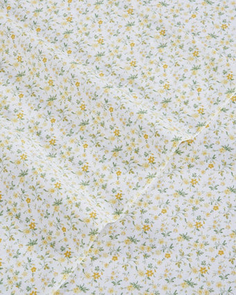 Evie Yellow Cotton Percale Sheet Set - Laura Ashley