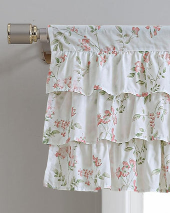 Fawna Blush Tier Ruffled Valance - Laura Ashley
