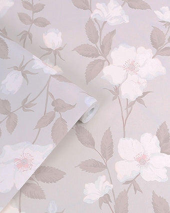 Fleurir Sugared Violet Wallpaper