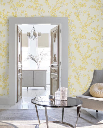 Forsythia Sunshine Wallpaper - Laura Ashley