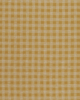 Gingham Dijon Fabric - Laura Ashley