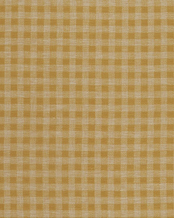 Gingham Dijon Fabric Sample - Laura Ashley