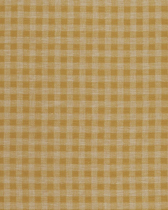 Gingham Dijon Fabric Sample - Laura Ashley