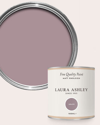 Grape Paint - View of open can of paint