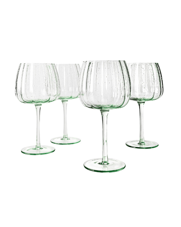 Green Set of 4 Balloon Glass Set view of 4 balloon glasses