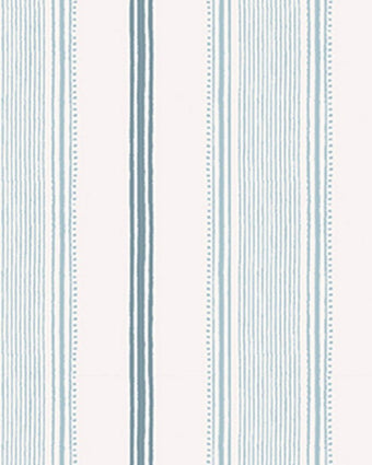 Heacham Stripe Seaspray Wallpaper Sample - Close up view of wallpaper