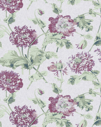Hepworth Grape Wallpaper - Close up view of wallpaper