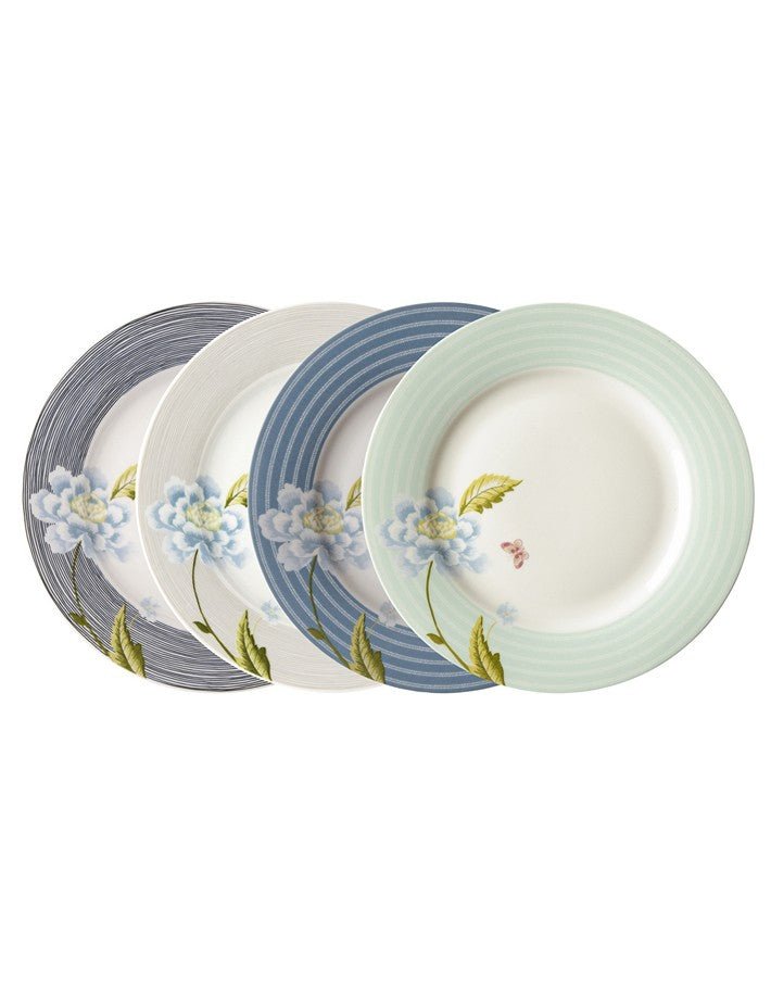Heritage Mixed Designs Set of 4 Salad Plates - Laura Ashley