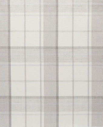 Highland Check Dove Grey Fabric Sample - Laura Ashley