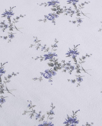 Jessika Purple Cotton Flannel Sheet Set - Laura Ashley