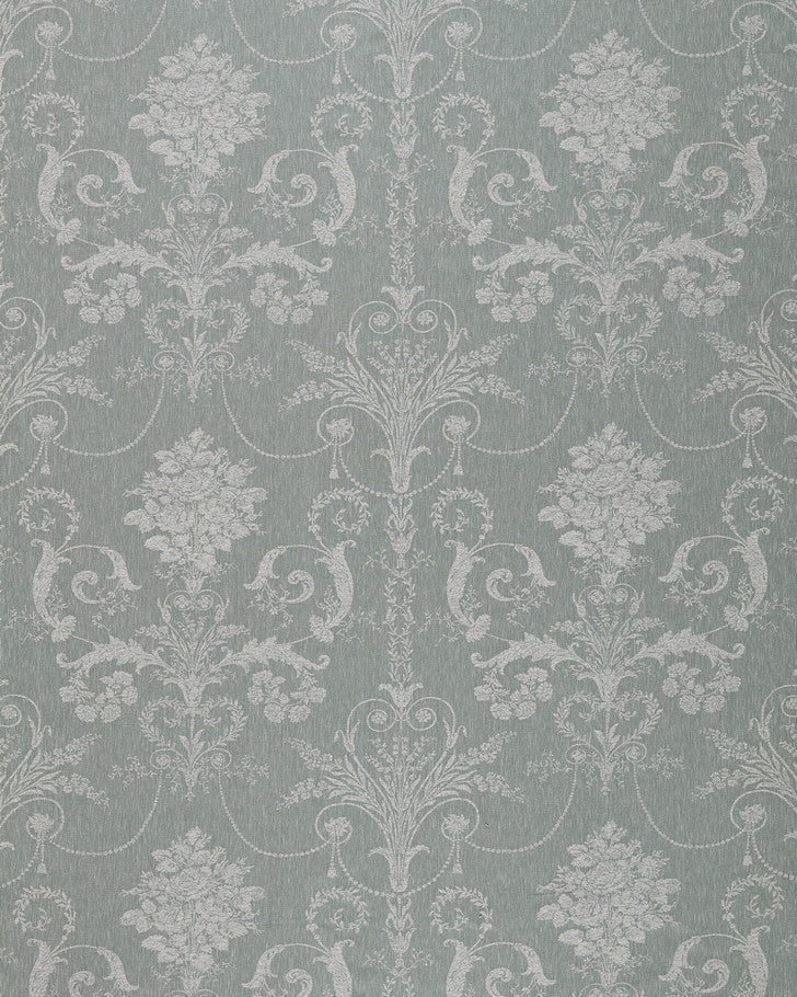 Josette Grey Green Woven Upholstery Fabric - Laura Ashley