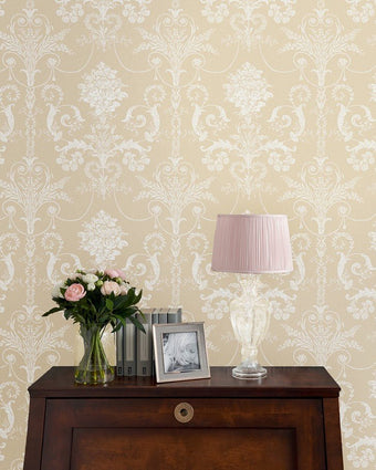 Josette Linen Wallpaper Sample - Laura Ashley