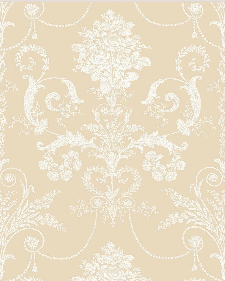 Josette Linen Wallpaper Sample - Laura Ashley