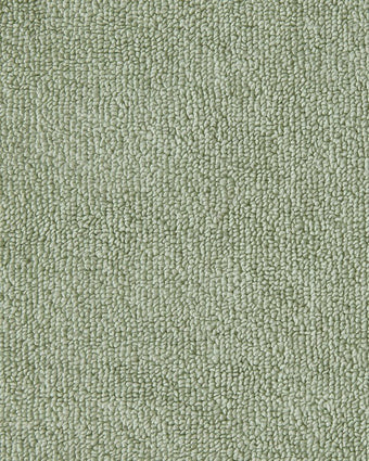 Juliette Lace Hem Green 3 Piece Towel Set Closeup view of towel