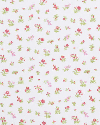 Kids Mae Pink Microfiber Sheet Set - Close up view of print