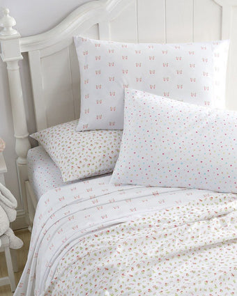 Kids Mae Pink Microfiber Sheet Set - View of available prints