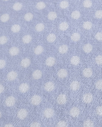 Laura Ashley Kids Pokey Polka Dot Ultra Soft Plush Fleece Throw close up view of pattern on a throw
