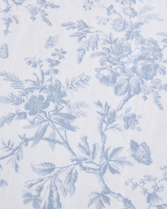 Laura Ashley Walled Garden Blue Shower Curtain - Laura Ashley