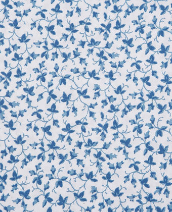 Lavange Vine Blue Cotton Sateen Sheet Set - Laura Ashley