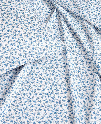 Lavange Vine Blue Cotton Sateen Sheet Set - Laura Ashley