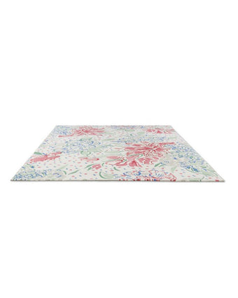 Lilith Poppy Red Indoor Outdoor Rug front view of rug