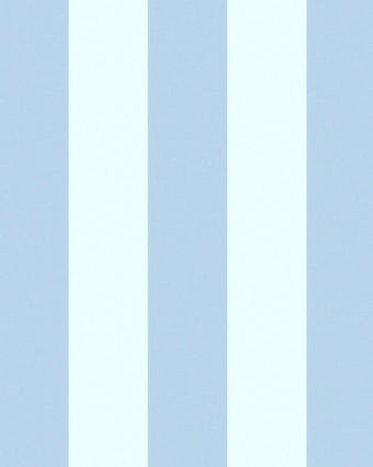 Lille Matte Blue Sky Stripe Wallpaper - Close up view of wallpaper